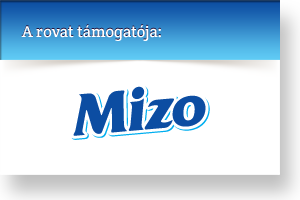 A rovat támogatója: Mizo