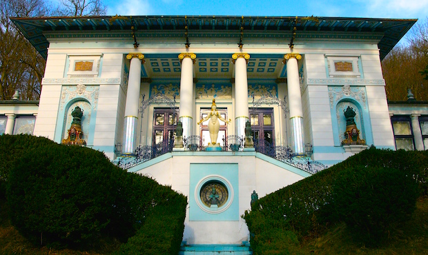 A Villa Wagner I főhomlokzata