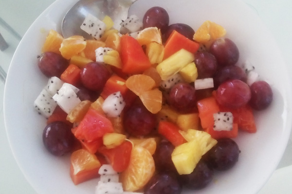 Második reggel még elment, de harmadnapra már kevés volt a gyümisali