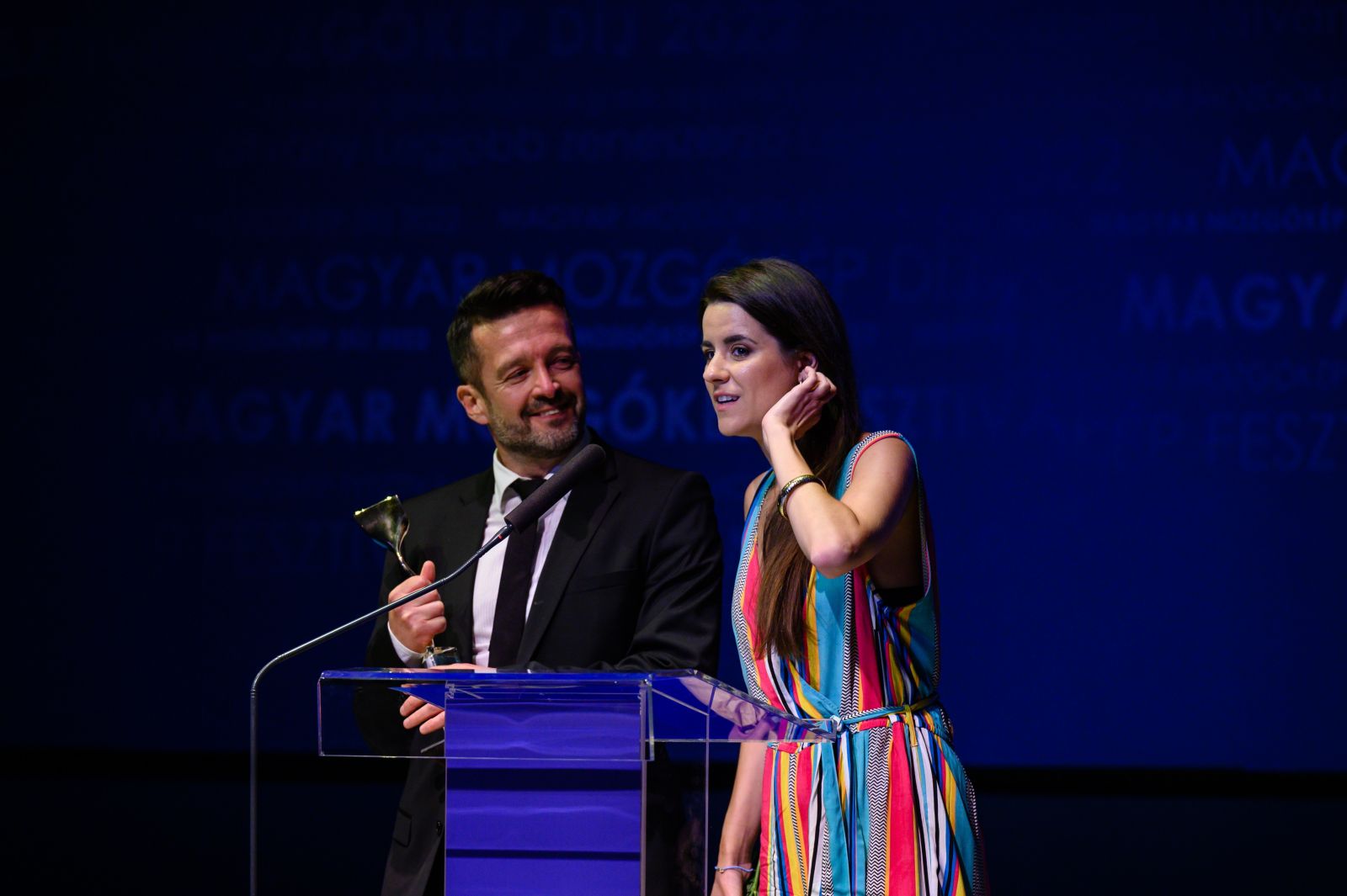 Magyar Mozgókép Fesztivál Díjátadó filmek 2022 vasárnap Zachar Balázs producer Kis Hajni rendező Külön falka elismerés Veszprém színésznő legjobb