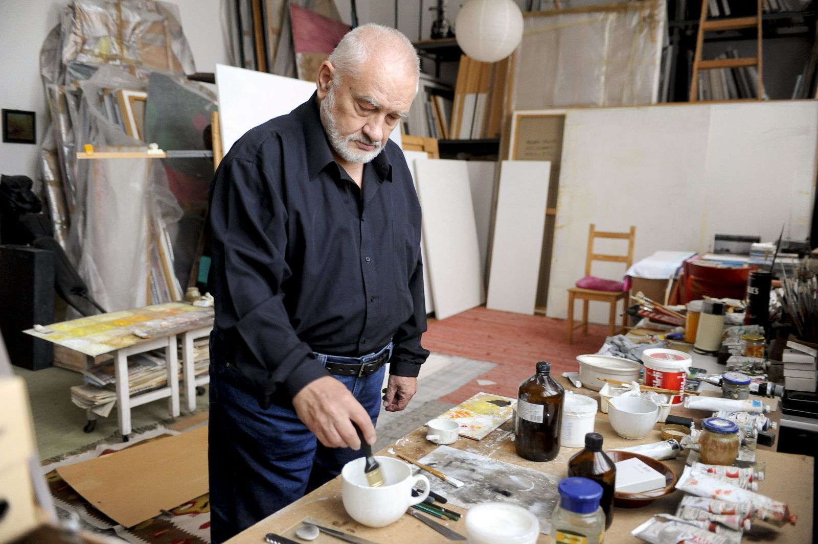 festőművész Molnár Sándor halál elhunyt 2022 86 évesen Kossuth-díj 