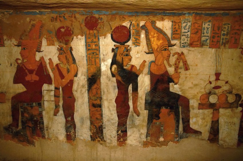 Egyiptom horoszkóp ókor fáraó kép falon