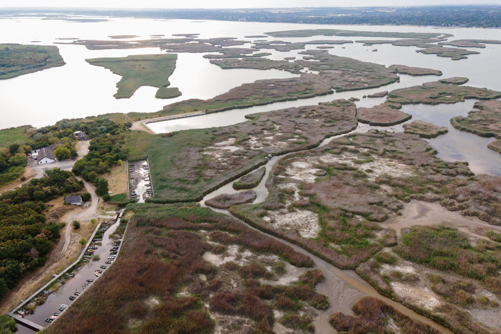Velencei-tó kiszáradt aszály szárazság rekord meleg kánikula hőség 2022 nyár víz vízminőség