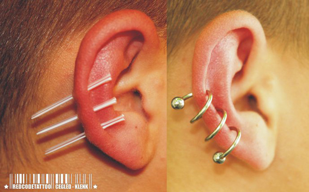 Piercer: Klenk Attila, Red Code Tattoo, Cegléd