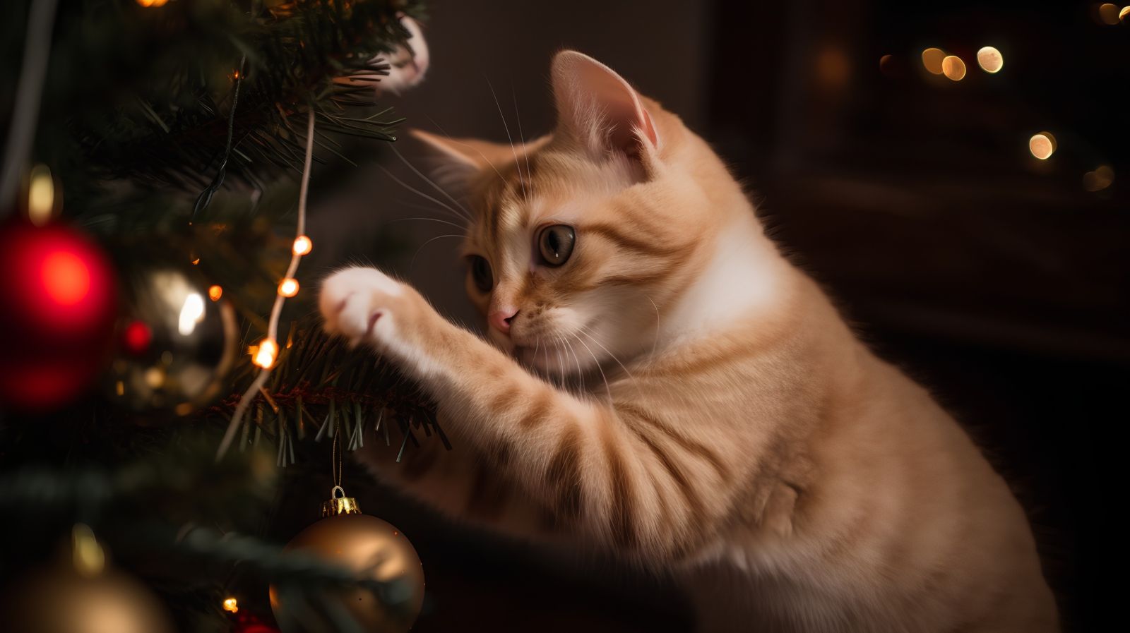 macska karácsony karácsonyfa dísz játék 