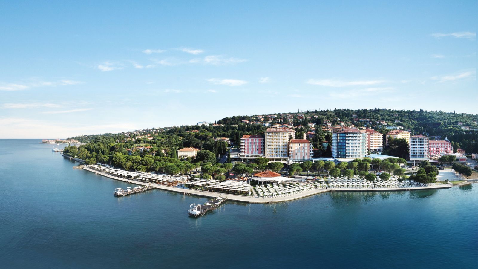 portoroz városa látkép