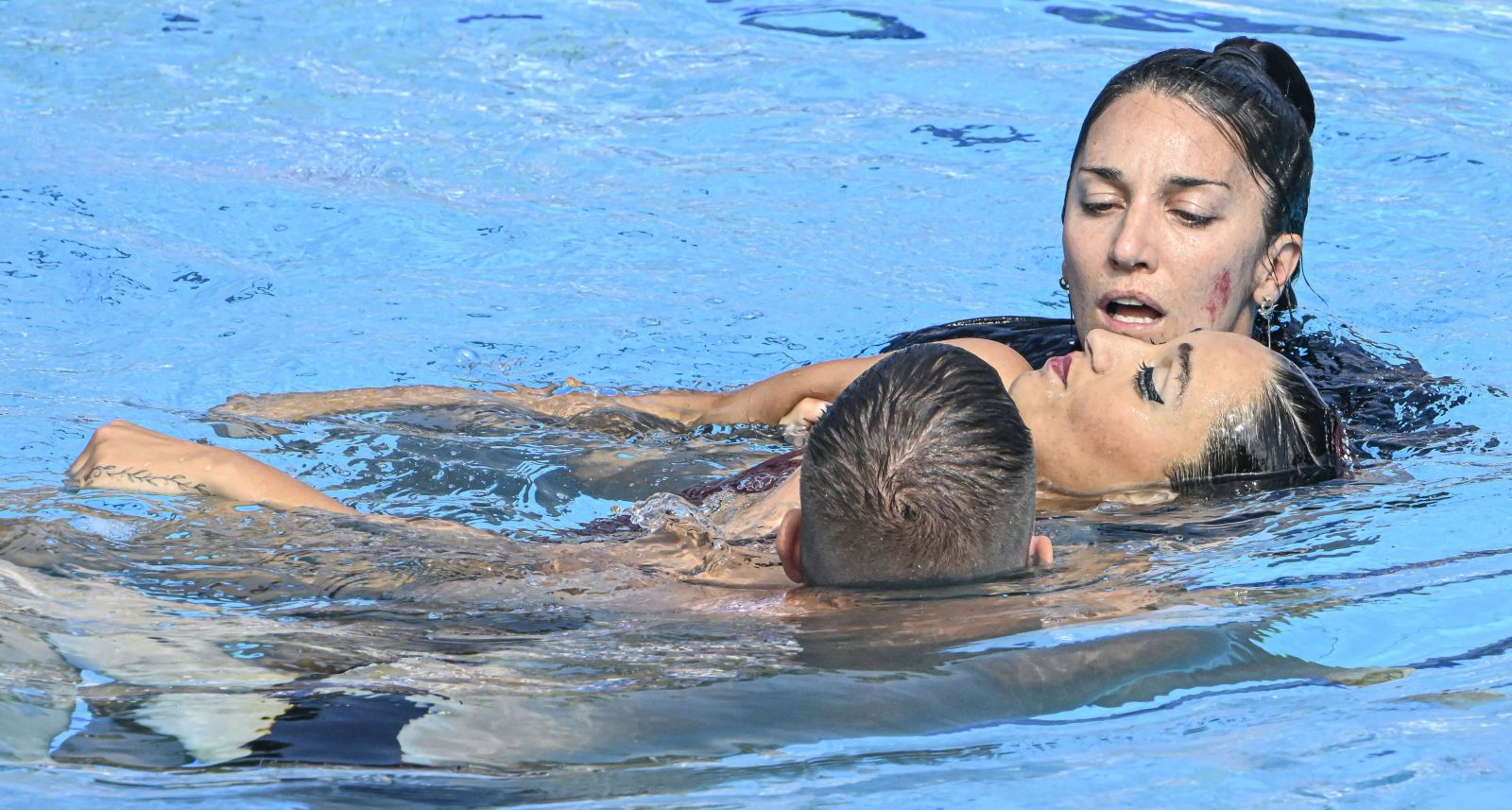 szinkronúszás FINA vizes vb világbajnokság Budapest Magyarország 2022 baleset eszméletvesztés Anita Alvarez USA amerikai versenyző