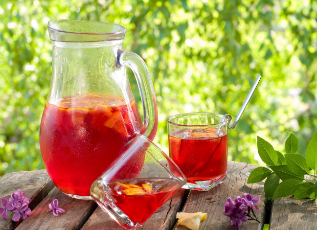 görögdinnyés sangria koktél recept