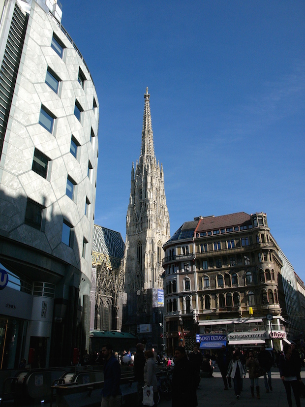A Stephansdom déli tornya, a Steffl