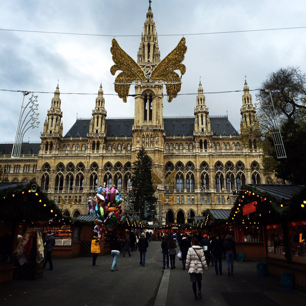 Kötelező turistaprogram a Rathausplatz