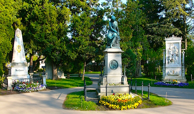 Beethoven, Mozart és Schubert síremlékei Beethoven, Mozart és Schubert síremlékei