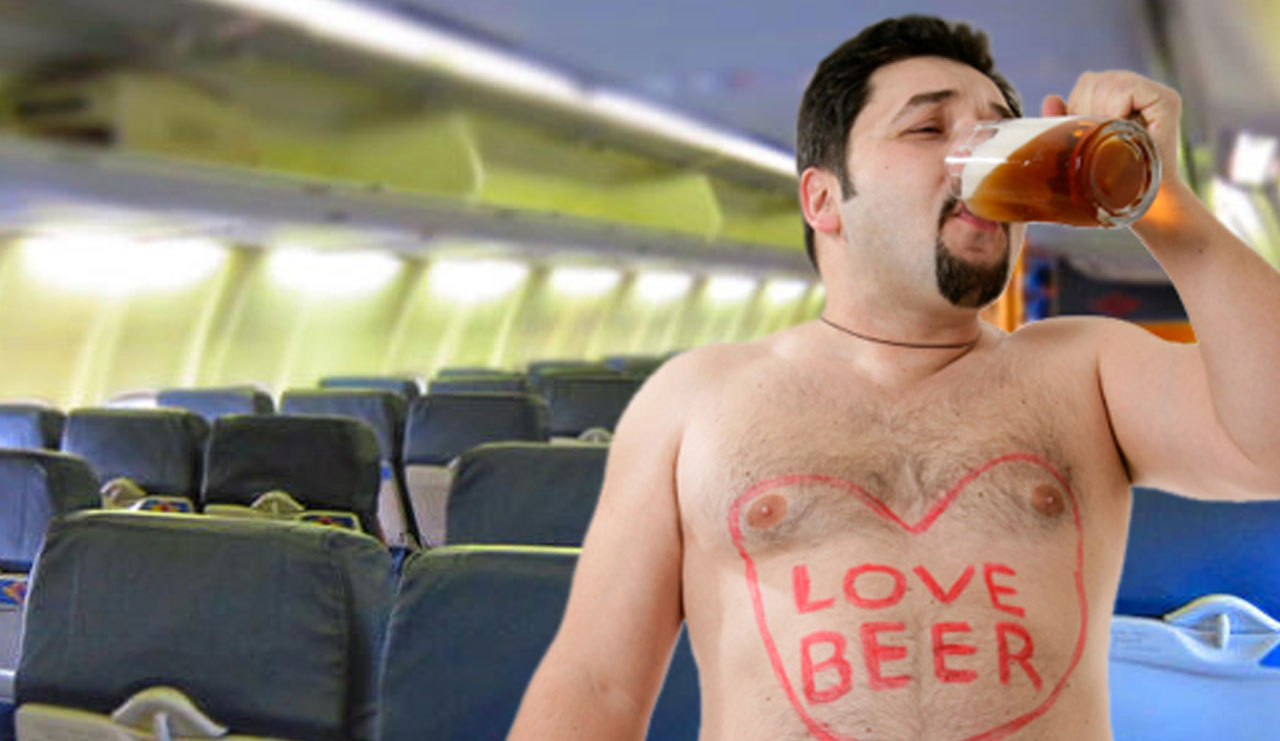 Az alkoholmérgezés több okból is veszélyes a repülőn.