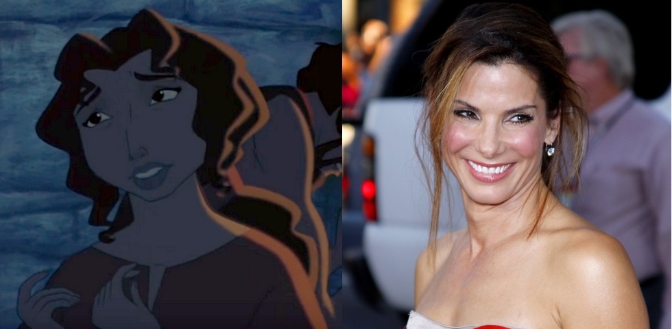 Az Egyiptom hercege című filmben, Mirjam hangját Sandra Bullock adta.
