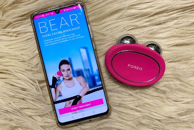 FOREO BEAR teszt, FOREO BEAR mikroáramos arcfeszesítő, mikroáramos arcfeszesítés