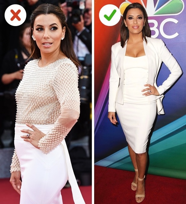 Eva Longoria remek példa a csalóka öltözködésre