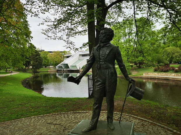 Csodaszép park Rigában