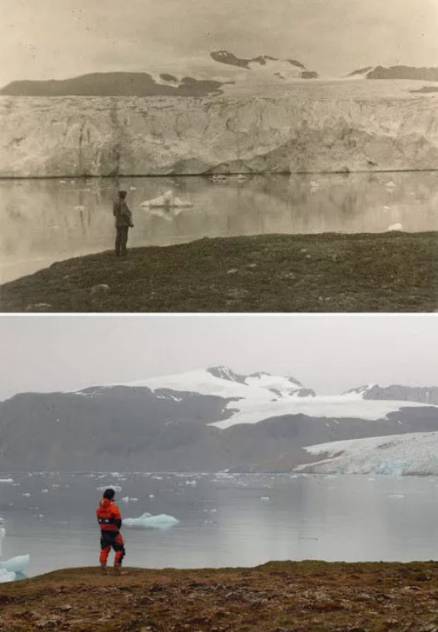 A svéd fotós úgy véli, a világ teteje olvad, az Északi-sarkkörön idén a jégtömbök kiterjedése a valaha mért legalacsonyabb. 