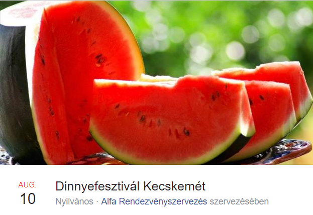 Kiállítás, bemutatók, versenyek: dinnyefaragás, dinnyefutó, dinnyedarabolás, dinnyés ételek és dinnyés jelmez felvonulás – tényleg minden a dinnyéről fog szólni a hétvégi kecskeméti Dinnyefesztiválon. Le ne maradj róla!