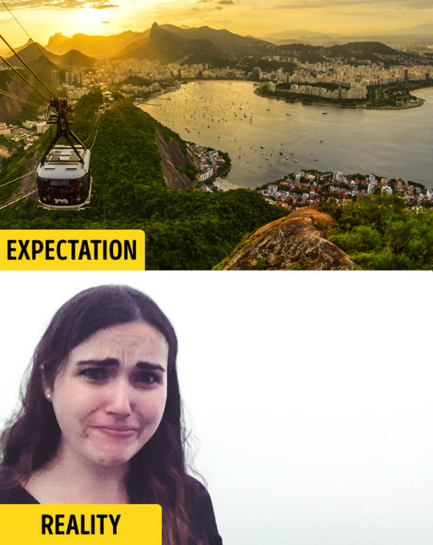 Ez a nő, szegény, csak a Rio de Janeiro-i panorámában szeretett volna gyönyörködni és csodaszép felvételt készíteni, miután megmássza a hegyet. Úgy tűnik, nem sikerült.