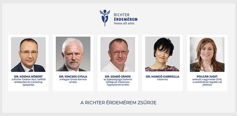 richter érdemérem 2022 pályázat háziorvosok