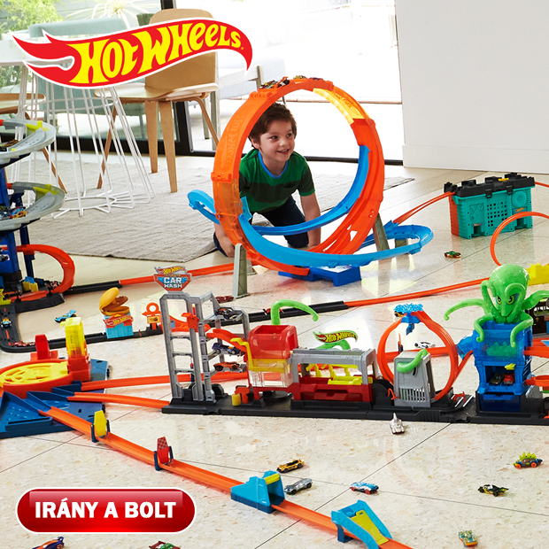 hot wheels pályák city monster trucks