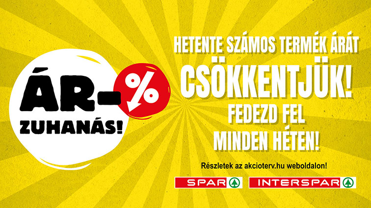spar árzuhanás heti akciók