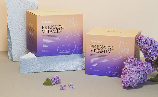 BioTechUSA Prenatal vitamin komplex összetételű babaváró étrend-kiegészítő csomag