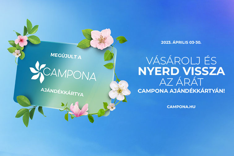 campona ajándékkártya nyeremény