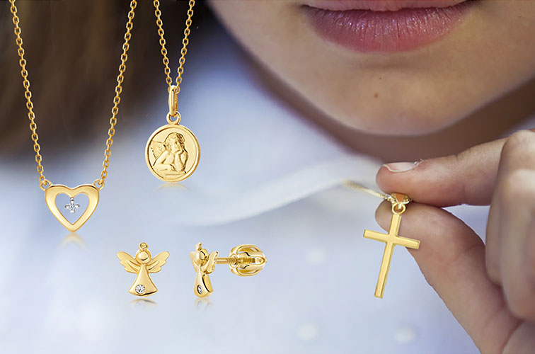 ékszerek keresztelőre babának