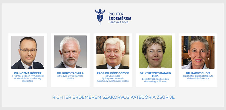 richter gedeon díjak zsűritagok