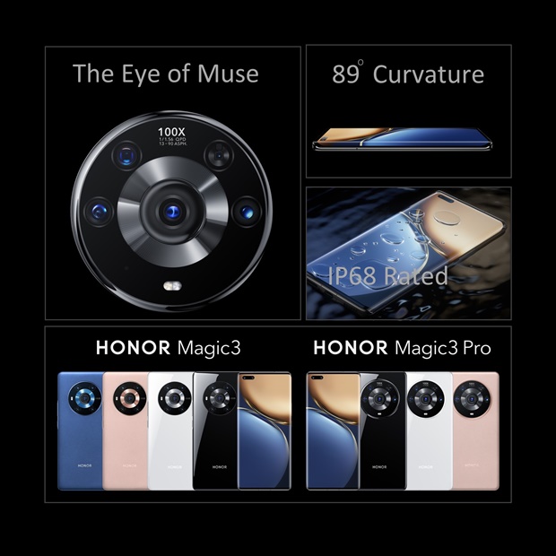 HONOR Magic 3 okostelefon kamera
