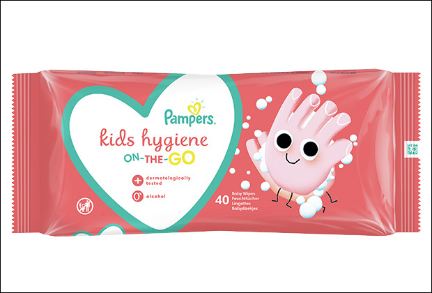 pampers kids hygiene nedves törlőkendő utazáshoz
