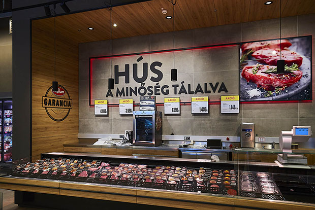 interspar pécs húspult