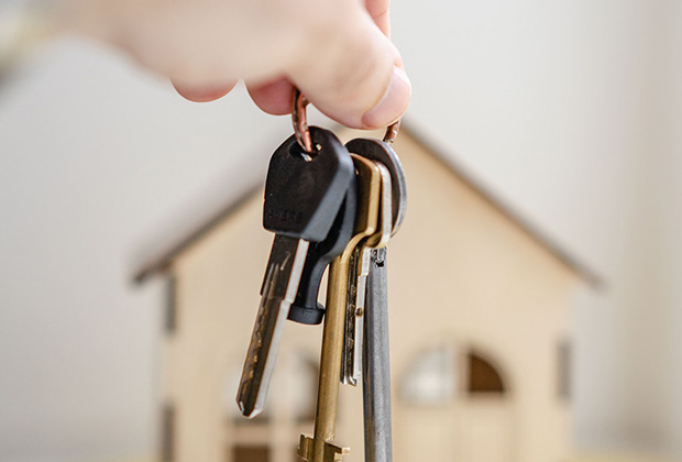 új lakás ház kulcsok