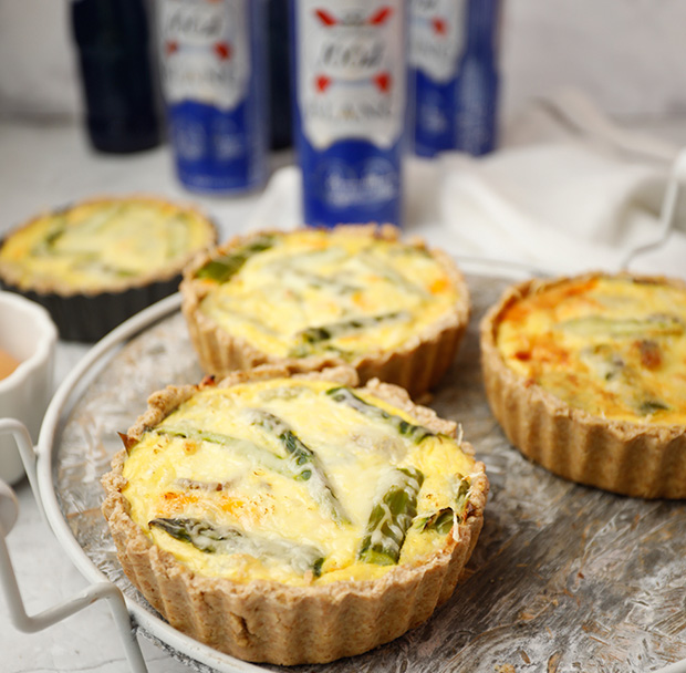 francia sajtos sörös quiche reggelire