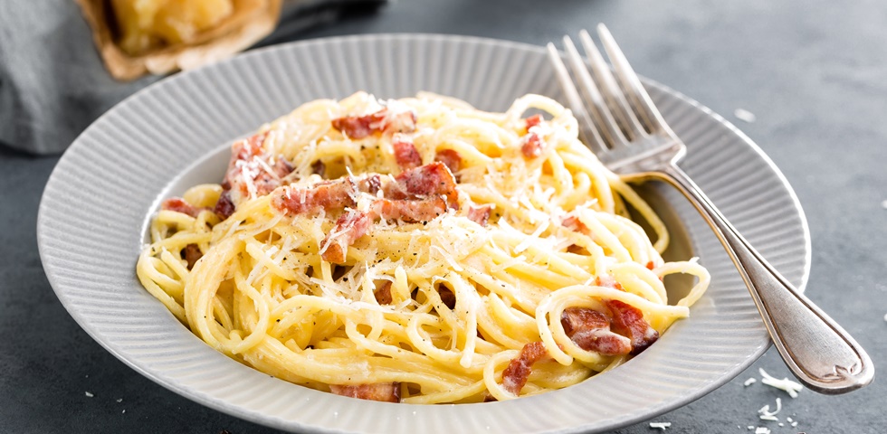 Az eredeti carbonara spagetti tojásból készül