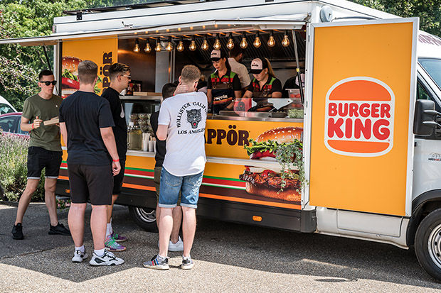 burger king váppör foodtruck streetfood