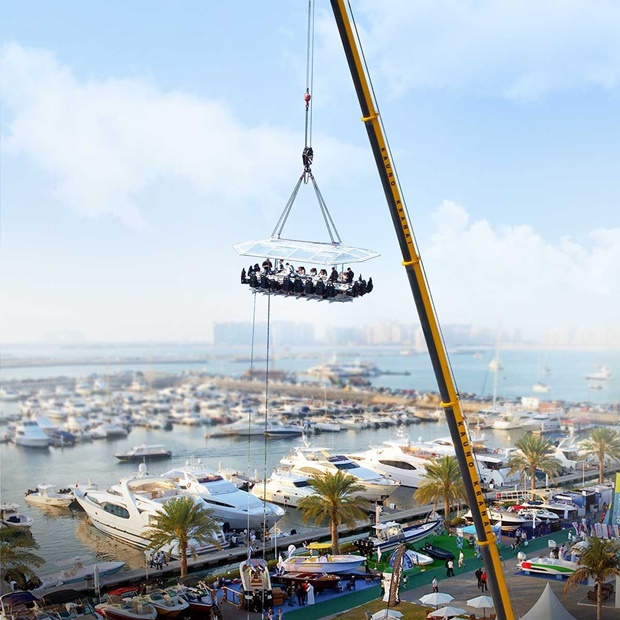 Dinner in the Sky étterem, Dubaj