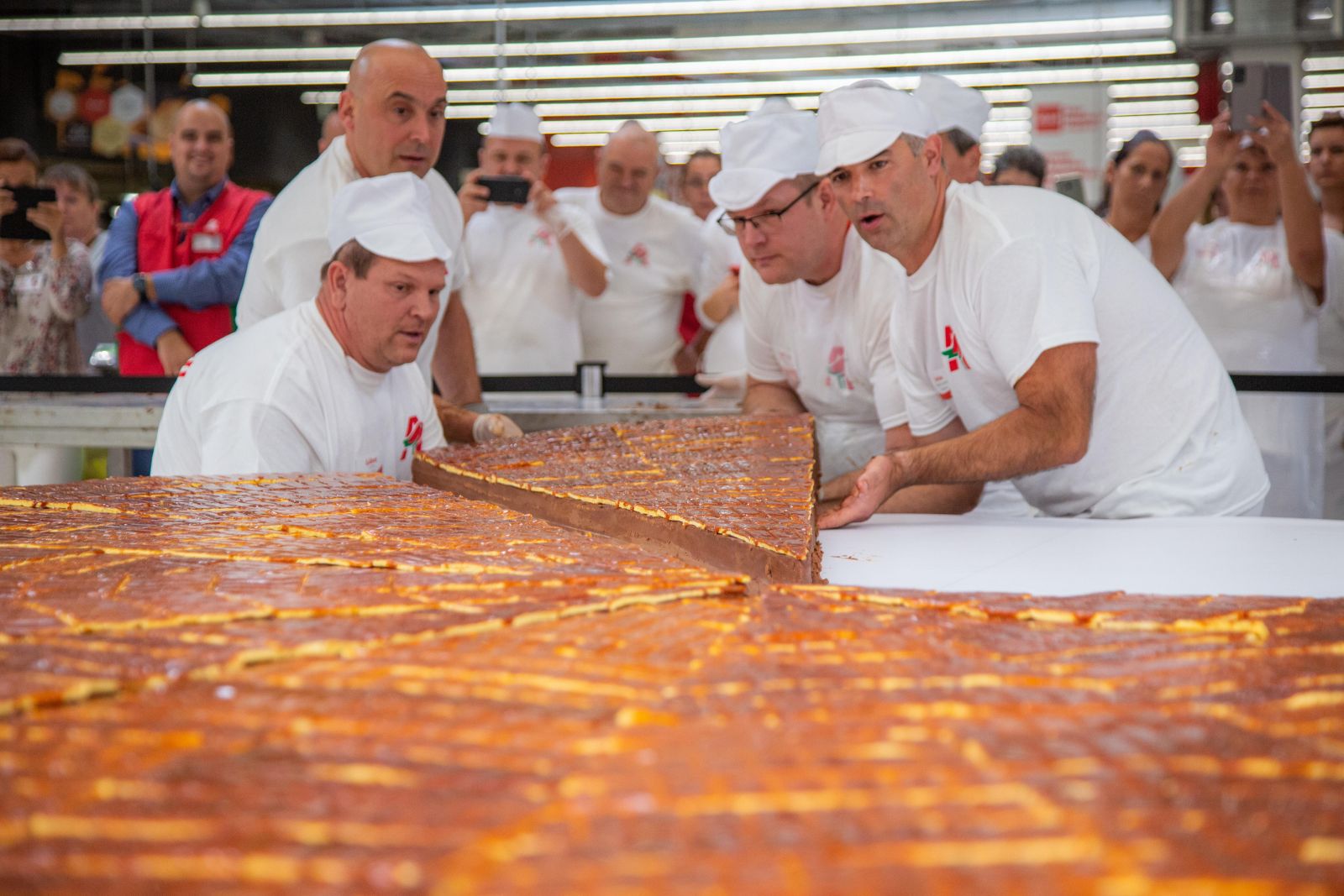 dobos torta guiness rekord sütemény cukrászat gigantikus mennyiség