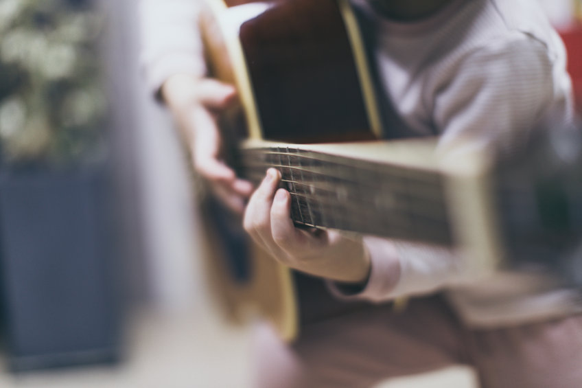 Gitár zene hangszer játék