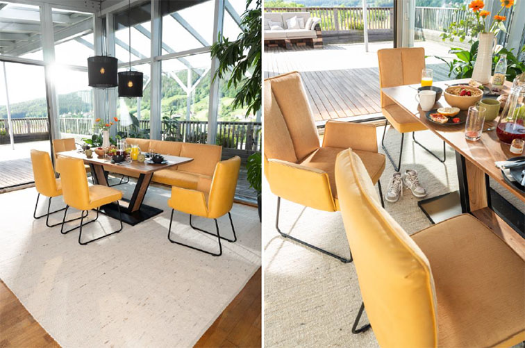 Sárga étkező garnitúra otthonra - Femcafe