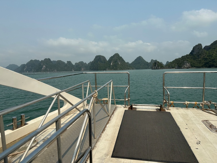 A Ha Long Öböl Vietnámban.
