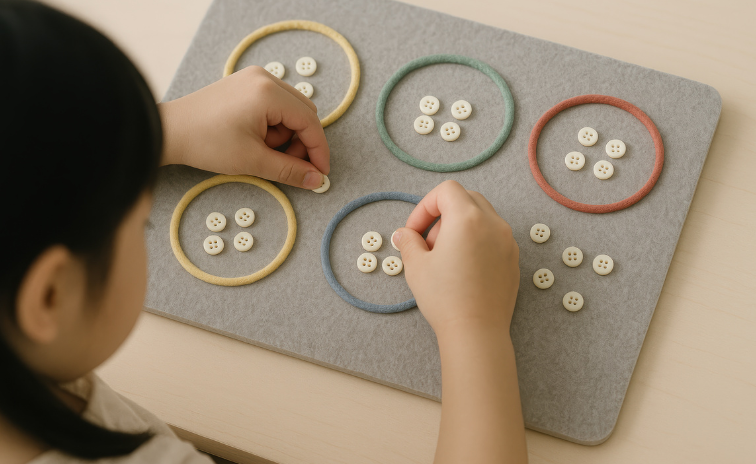 Új játék helyett kis kreativitás: a DIY gyerekjátékok legalább olyan szórakoztatók kislány,játszik,gyerekjáték,gombok,válogat