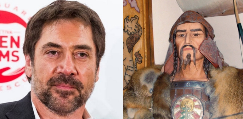 Javier Bardem ereiben titkon hun vér csörgedezhet. Nagyon hasonlít Attila hun királyra.