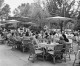 1960. Magyarország, Balaton,Tihany - A Motel éttereme szinte mindig teltházas volt.