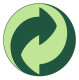 ZÖLD NYÍL: azt jelenti, hogy a termékgyártó vállalat a csomagolási hulladékkal foglalkozó újrafeldolgozási és hasznosítási rendszer tagja.