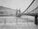 Az Erzsébet híd alatt jégtáblák úsztak a Duna vizének felszínén. (1907. Budapest)