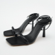 ZARA Leather high-heel sandals 15 99 Ft