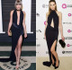 Taylor Swift ezt az Alexandre Vauthier Couture ruhát viselte a Vanity Fair esten, miközben Andreja Pejic modell ugyanazt a dekoltázsruhát viselte Elton John éves Oscar-díjátadó buliján.

 
