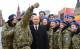 A fáma szerint Putyin nemrégiben orosz katonákat látogatott meg gyakorlatozás közben.